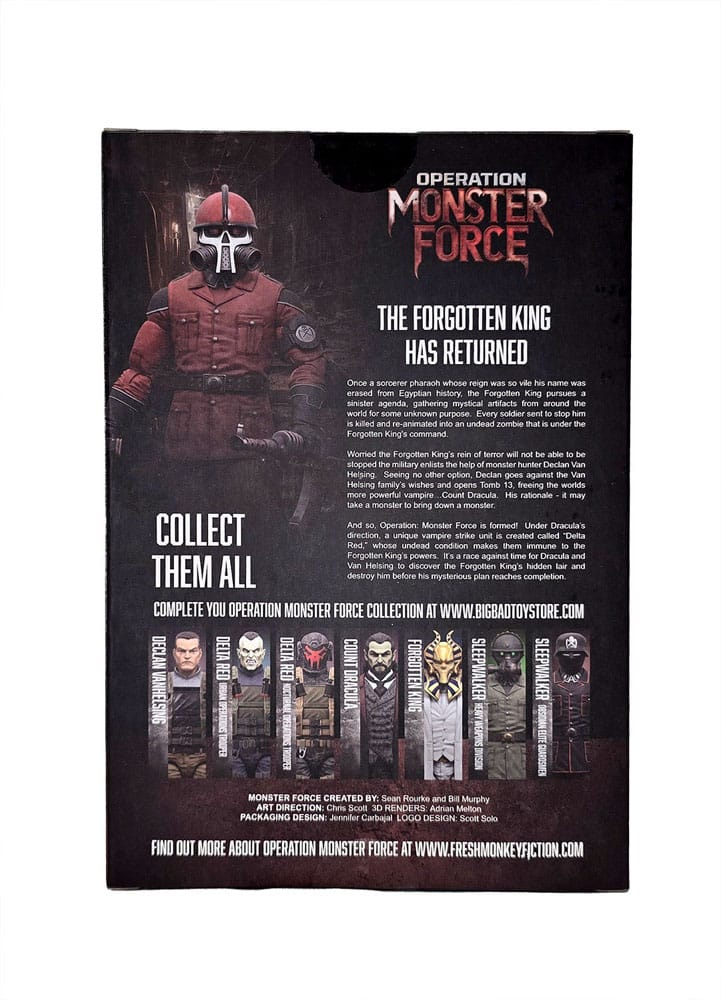 Operation: Monster Force Action Figure 1/12 Sleepwalker Crimson Moon Division 15 cm