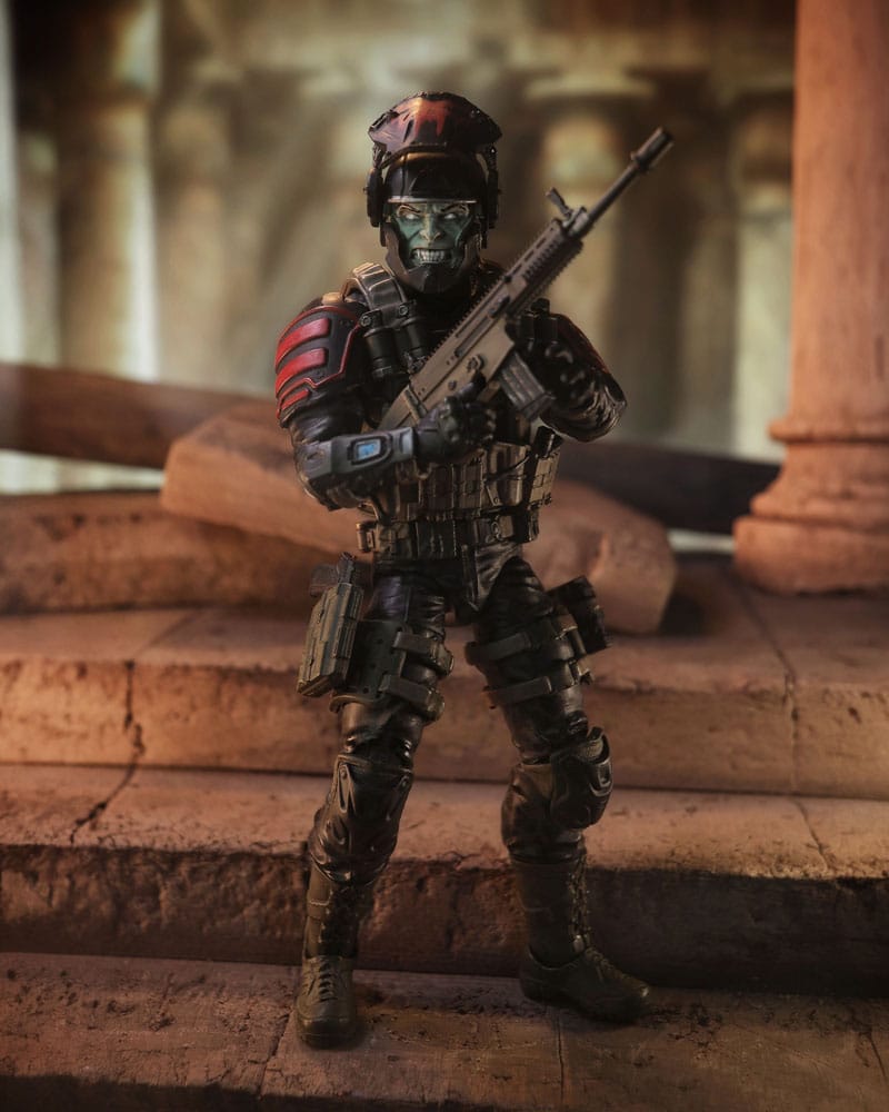 Operazione: Monster Force Action Figure 1/12 Delta Red Nocturnal Operations Trooper 15 cm