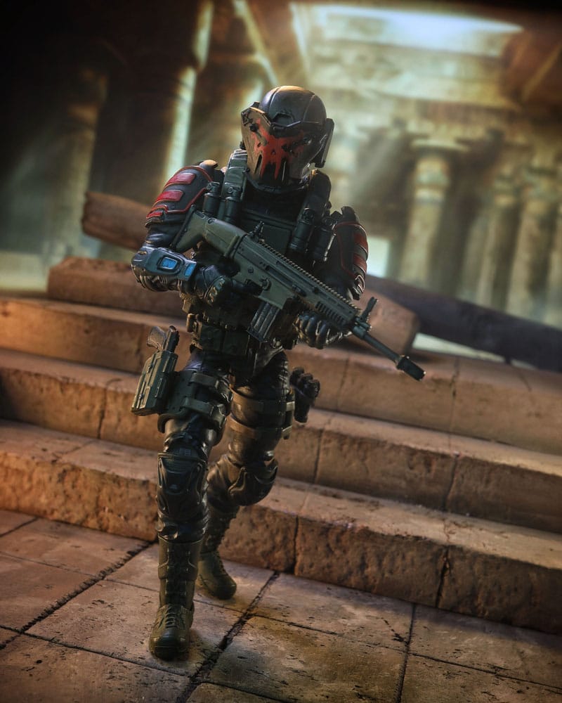 Operazione: Monster Force Action Figure 1/12 Delta Red Nocturnal Operations Trooper 15 cm