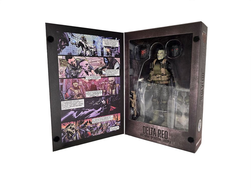 Operazione: Monster Force Action Figure 1/12 Delta Red Nocturnal Operations Trooper 15 cm