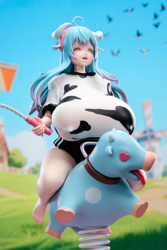 Original Character Statue 1/6 Niu Niang Illustration by renowned designer collective Wushan 21 cm