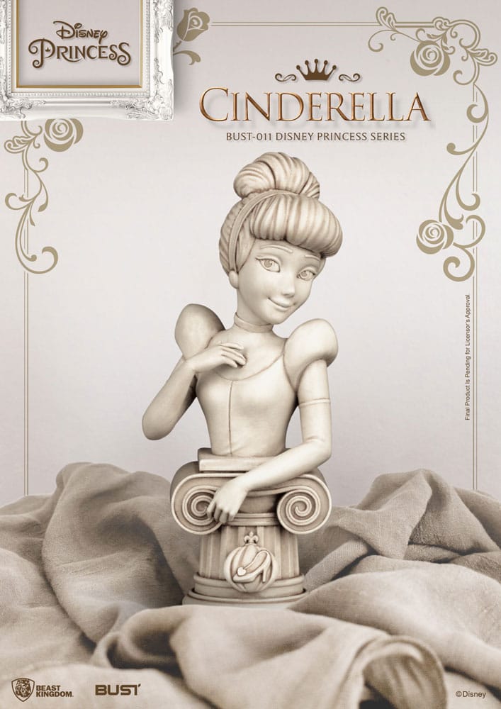 Busto in PVC della serie Principesse Disney Cenerentola 15 cm