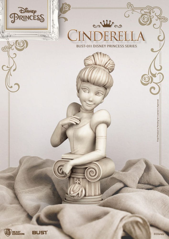 Busto in PVC della serie Principesse Disney Cenerentola 15 cm