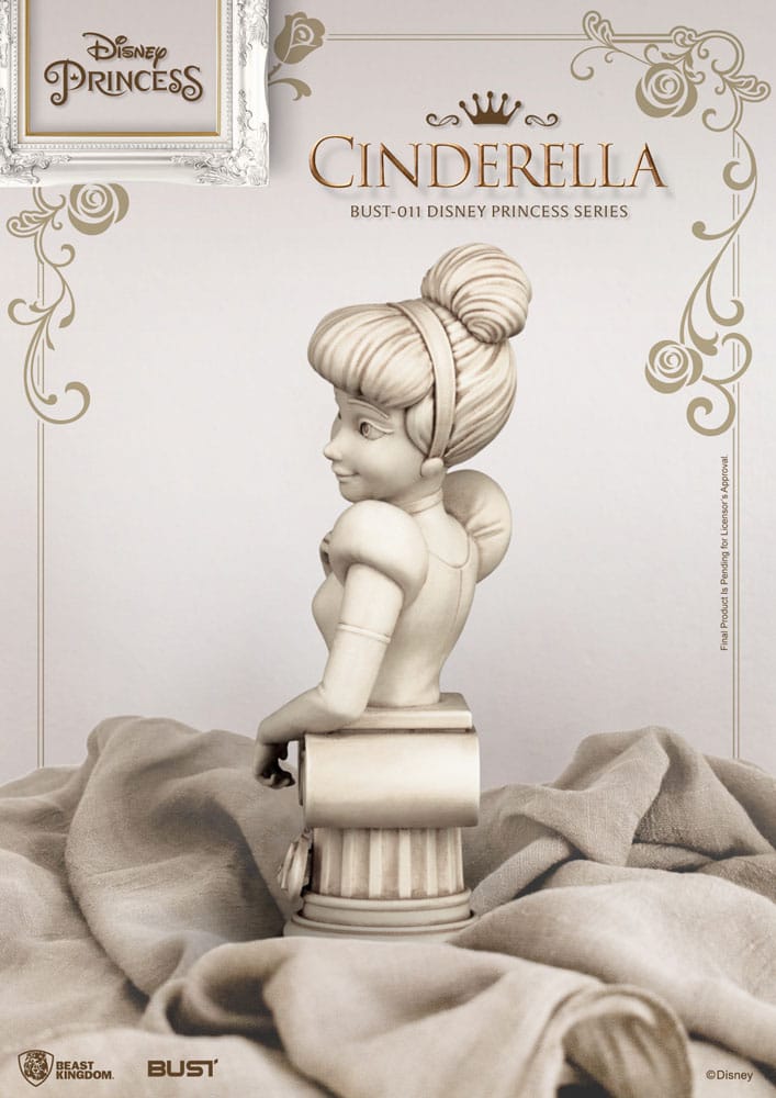 Busto in PVC della serie Principesse Disney Cenerentola 15 cm