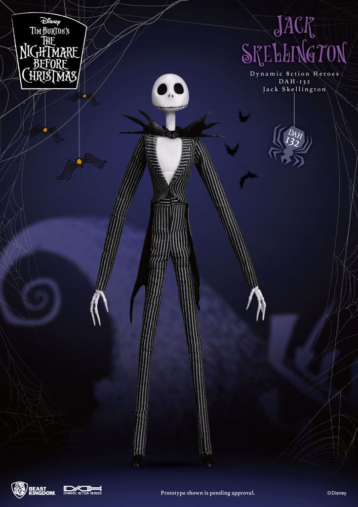 Nightmare Before Christmas Dynamic 8ction Heroes 1/9 Jack Action Figure 21 cm