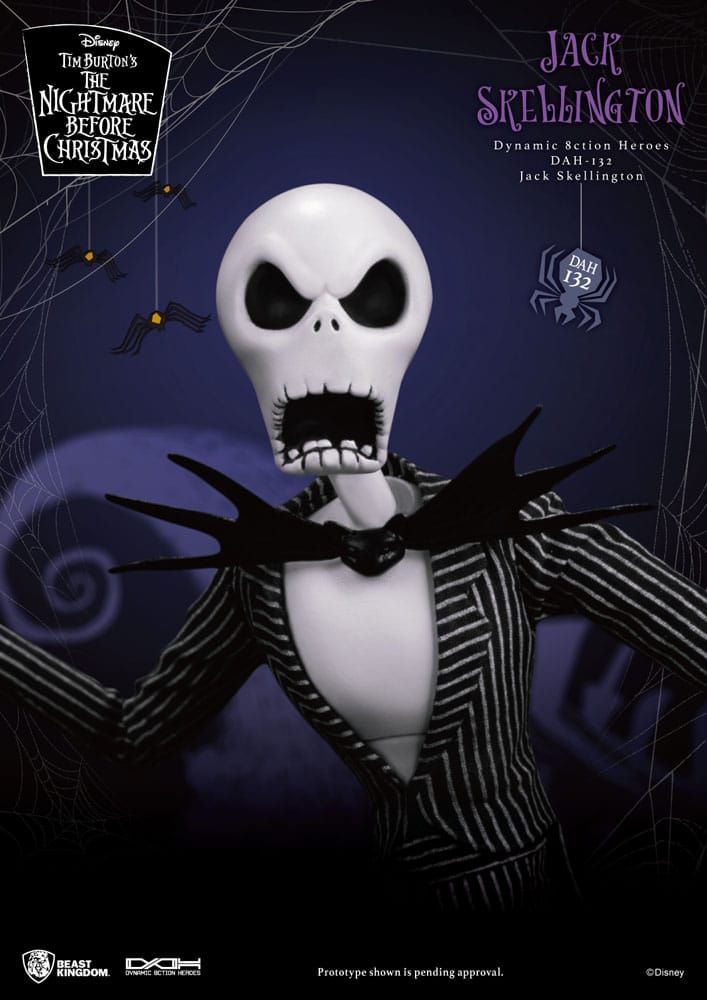 Nightmare Before Christmas Dynamic 8ction Heroes 1/9 Jack Action Figure 21 cm