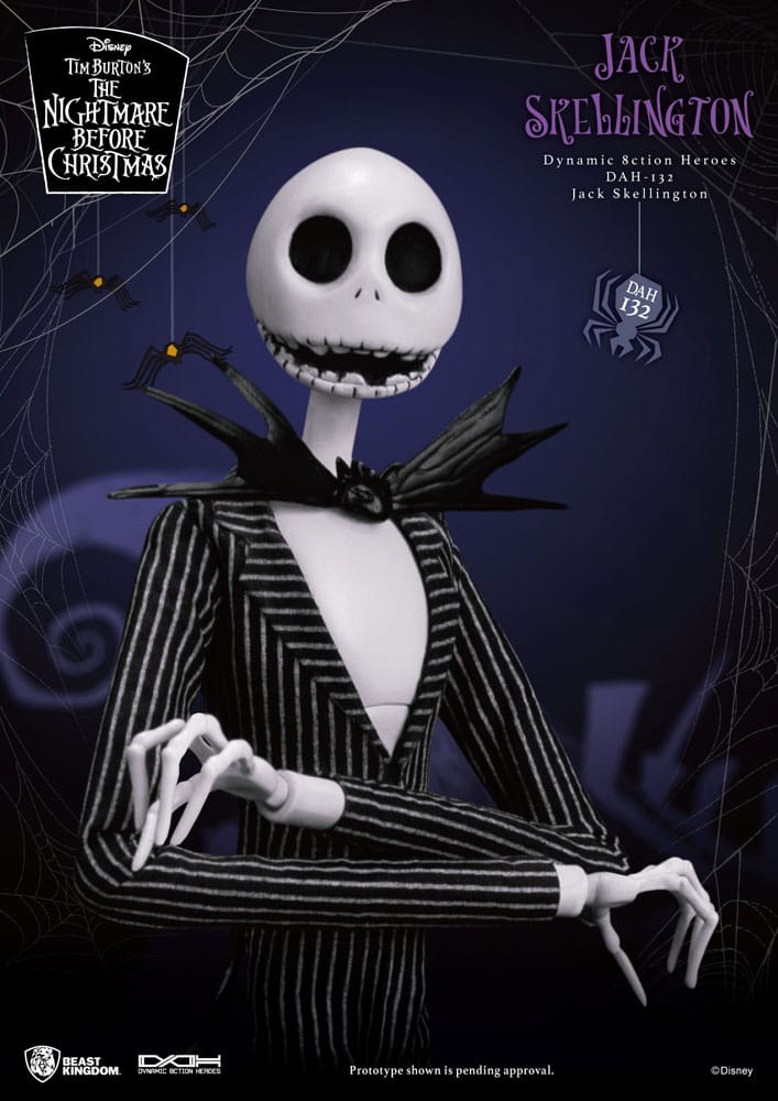 Nightmare Before Christmas Dynamic 8ction Heroes 1/9 Jack Action Figure 21 cm