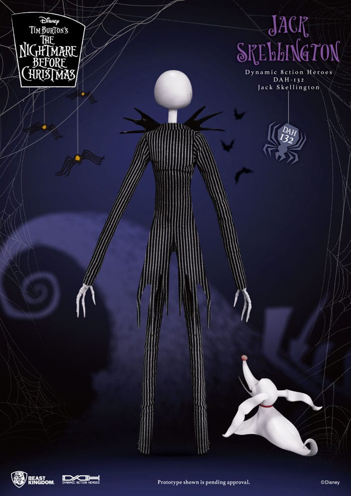 Nightmare Before Christmas Dynamic 8ction Heroes 1/9 Jack Action Figure 21 cm