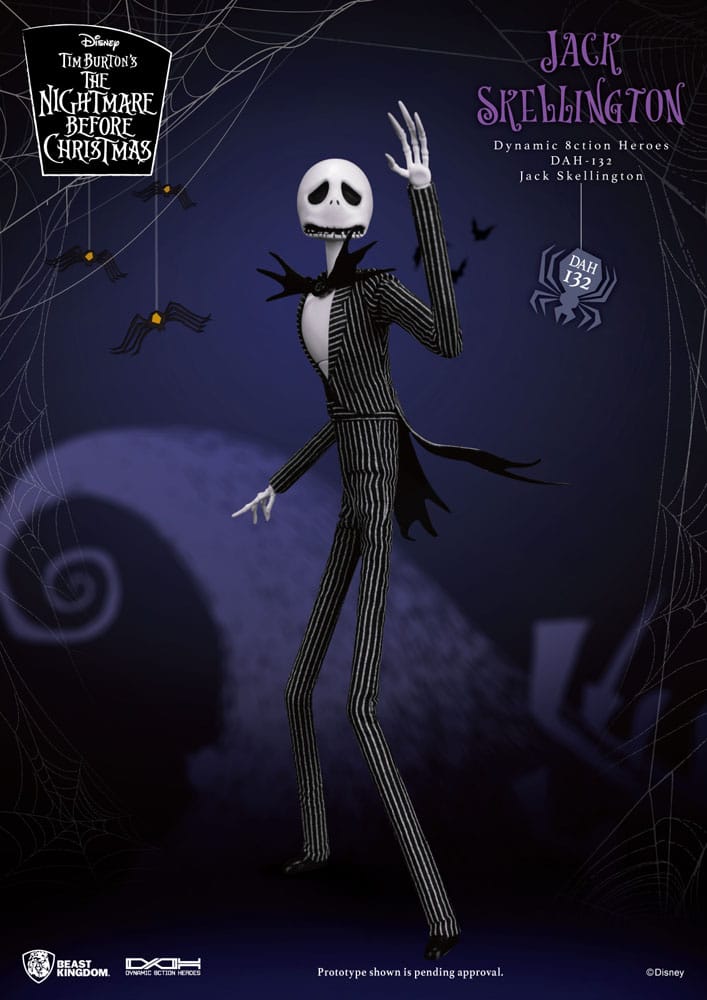 Nightmare Before Christmas Dynamic 8ction Heroes 1/9 Jack Action Figure 21 cm