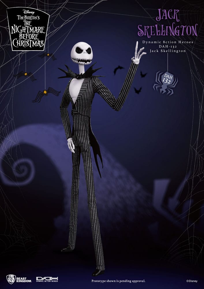 Nightmare Before Christmas Dynamic 8ction Heroes 1/9 Jack Action Figure 21 cm