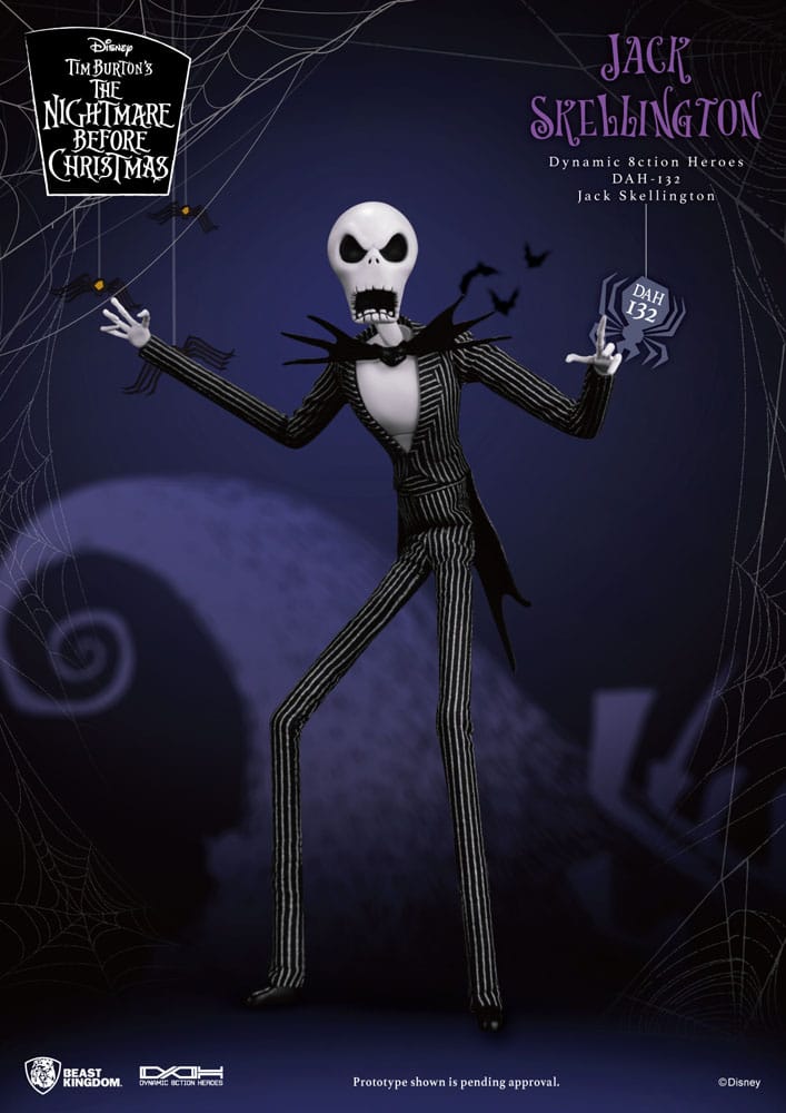 Nightmare Before Christmas Dynamic 8ction Heroes 1/9 Jack Action Figure 21 cm