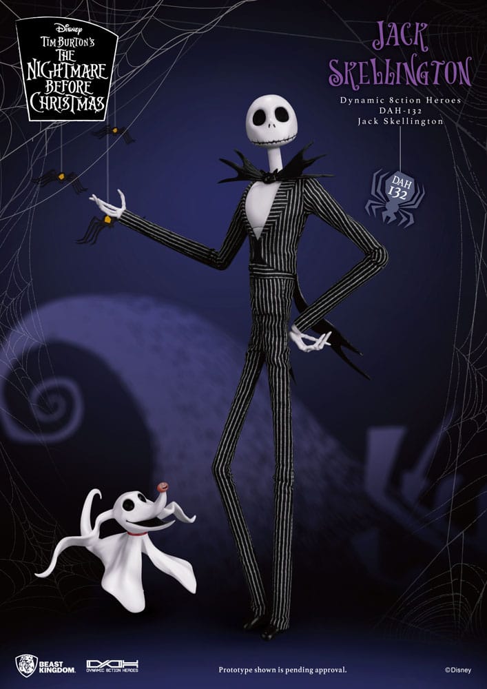 Nightmare Before Christmas Dynamic 8ction Heroes 1/9 Jack Action Figure 21 cm