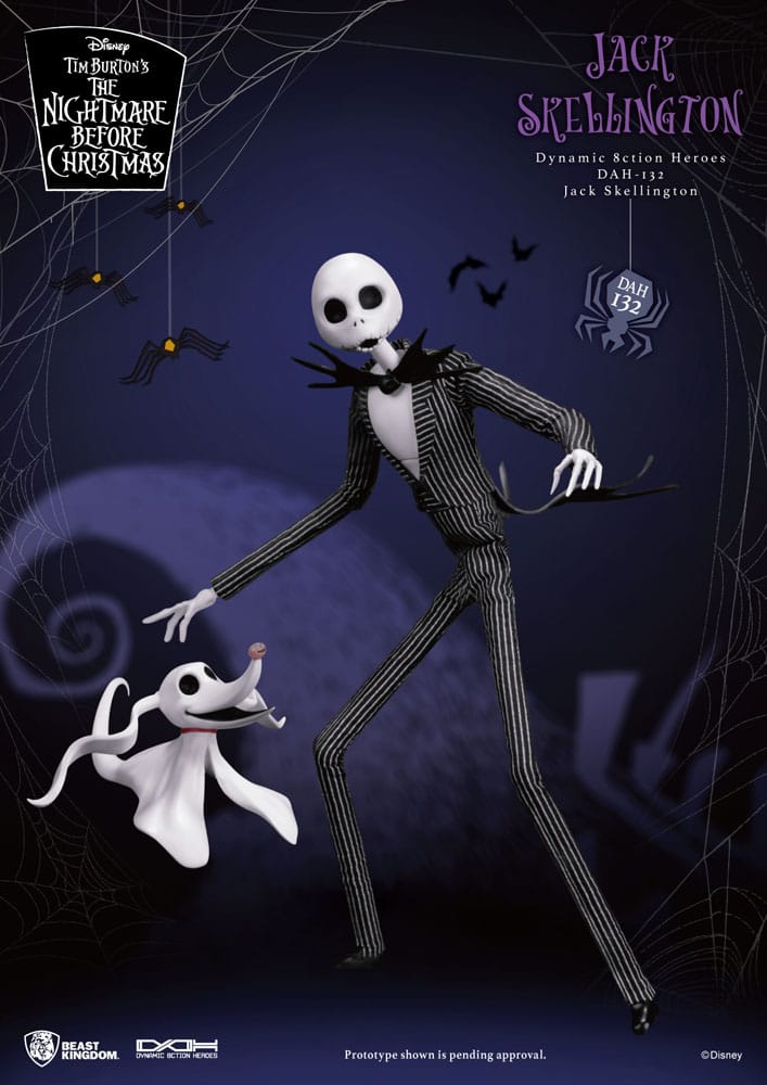 Nightmare Before Christmas Dynamic 8ction Heroes 1/9 Jack Action Figure 21 cm