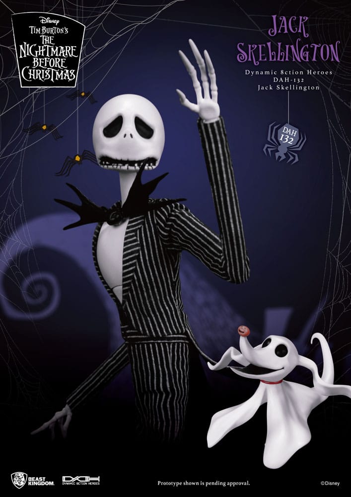 Nightmare Before Christmas Dynamic 8ction Heroes 1/9 Jack Action Figure 21 cm