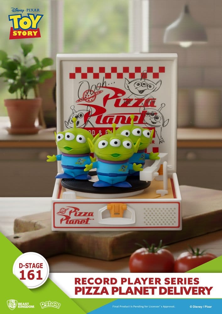Toy Story Record Player Series PVC figure Pizza Planet Delivery 12 cm