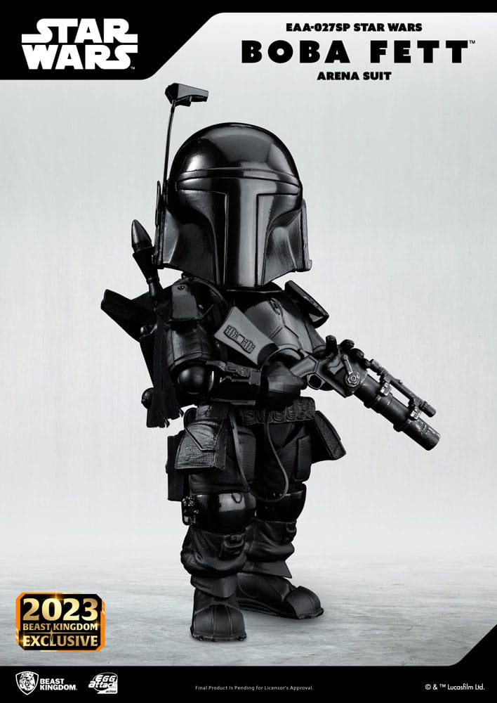 Statua di Star Wars Egg Attack Boba Fett Arena Suit 17 cm