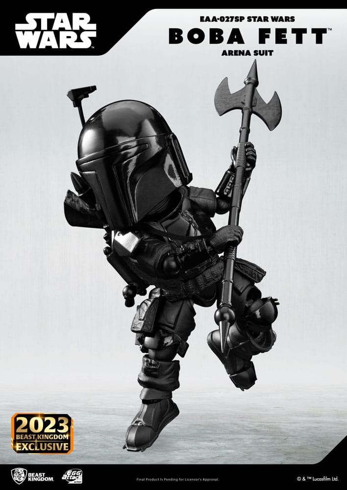 Statua di Star Wars Egg Attack Boba Fett Arena Suit 17 cm