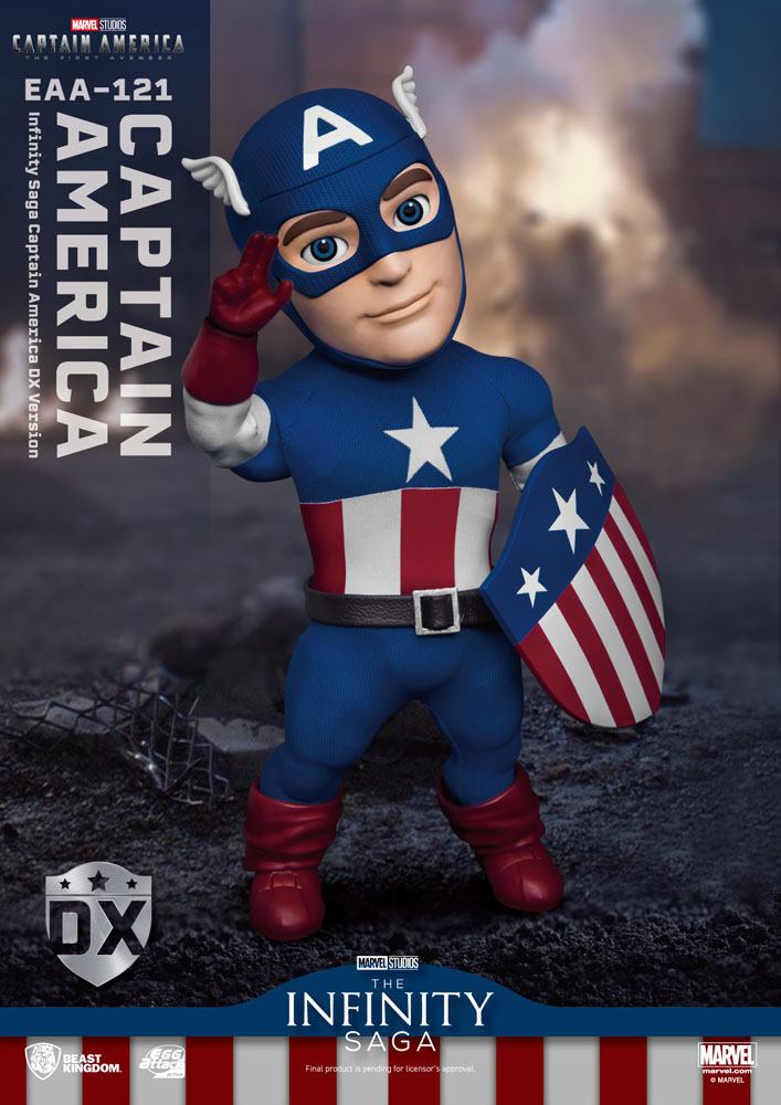 Captain America: The First Avenger Egg Attack Action Figure Captain America DX Version 17 cm