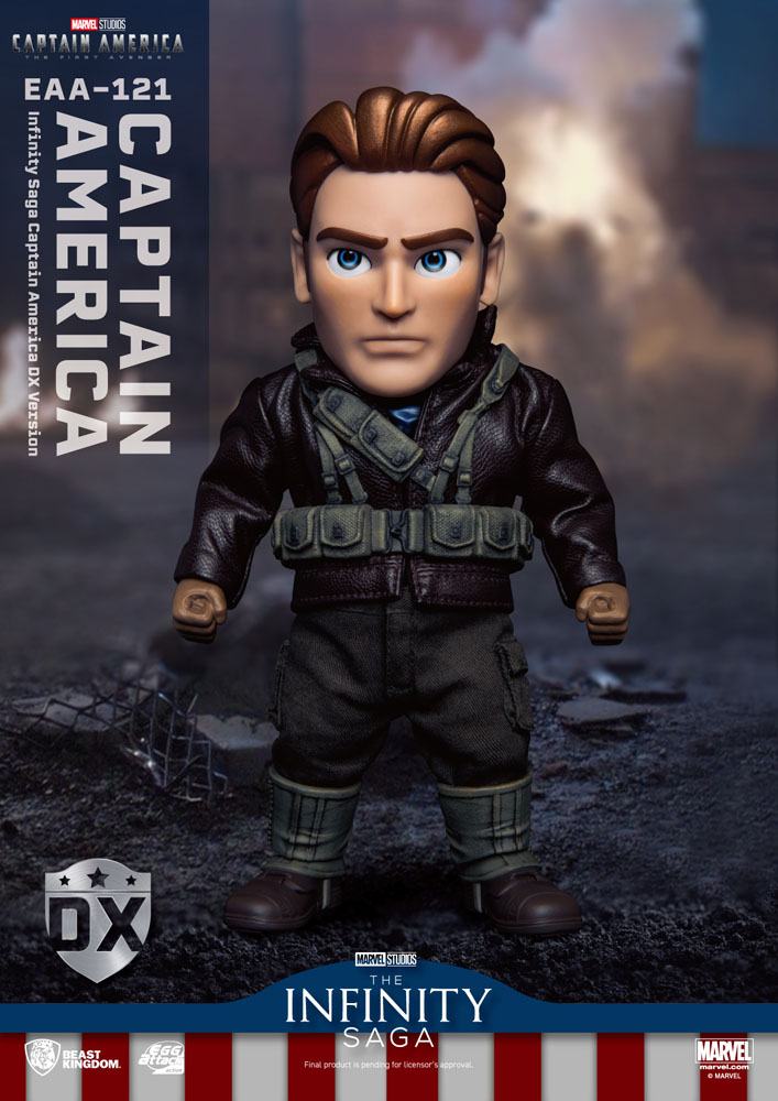 Captain America: The First Avenger Egg Attack Action Figure Captain America DX Version 17 cm