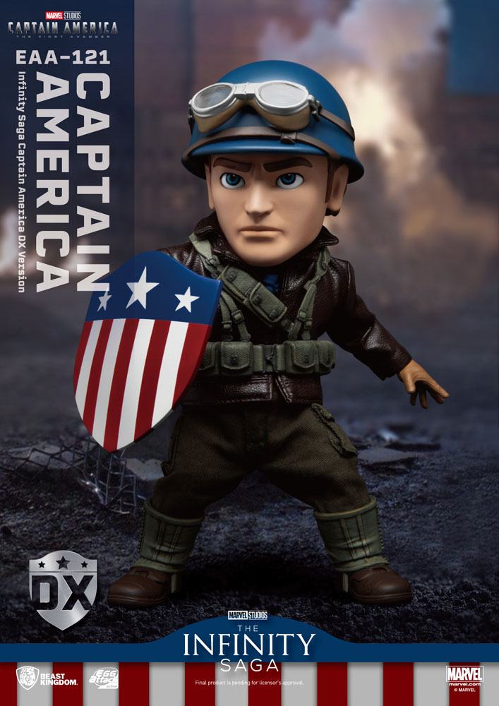 Captain America: The First Avenger Egg Attack Action Figure Captain America DX Version 17 cm
