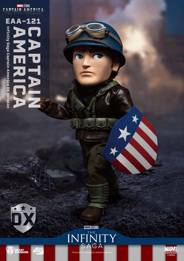 Captain America: The First Avenger Egg Attack Action Figure Captain America DX Version 17 cm