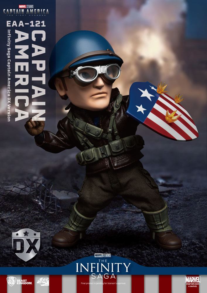 Captain America: The First Avenger Egg Attack Action Figure Captain America DX Version 17 cm