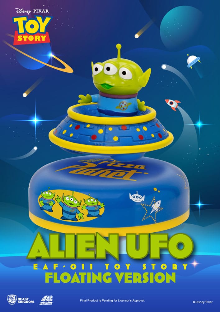 Toy Story Egg Attack Floating Model Alien UFO 6 cm