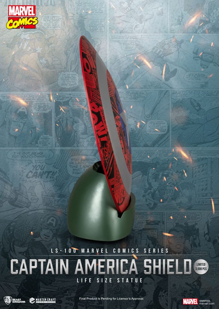 Marvel Comics PVC Captain America Shield Life Size Statue 64 cm