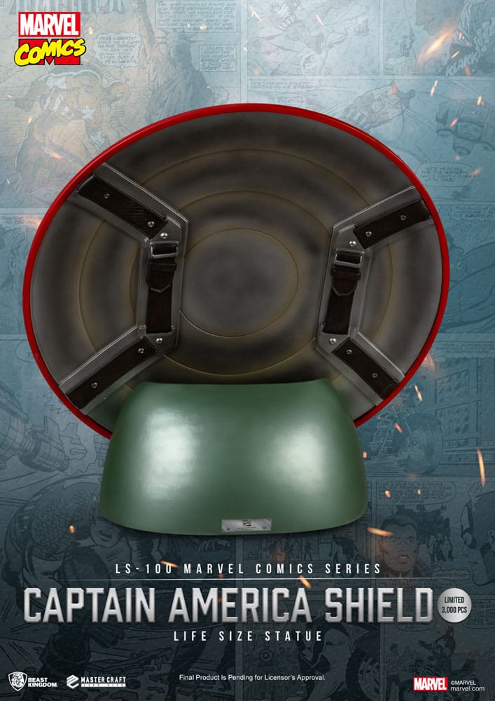 Marvel Comics PVC Captain America Shield Life Size Statue 64 cm