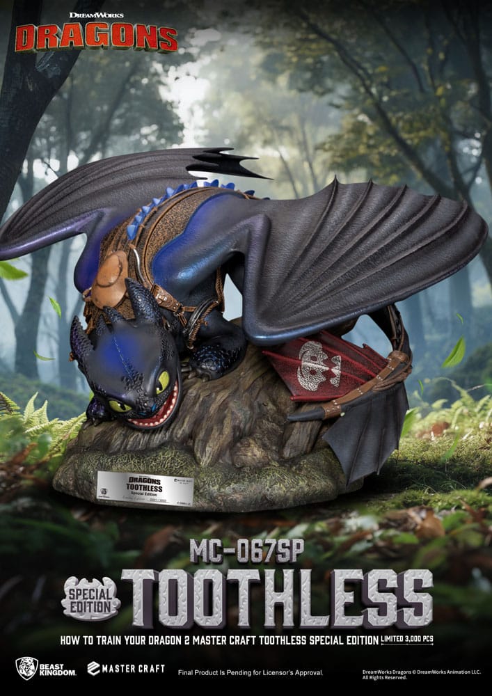 How To Train Your Dragon 2 Master Craft Statue Toothless 38 cm