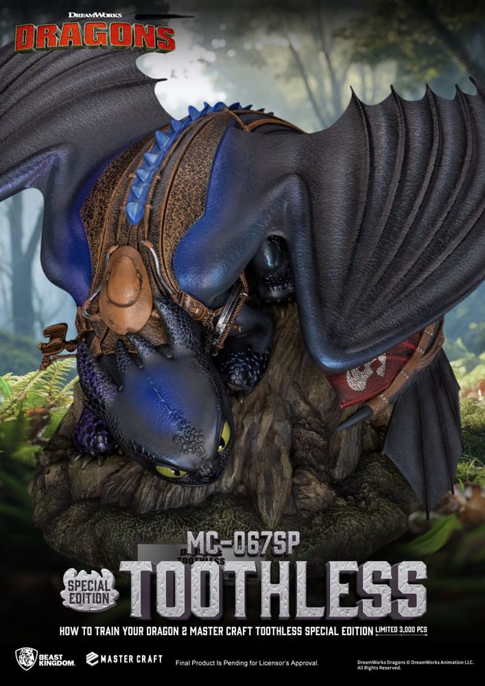 How To Train Your Dragon 2 Master Craft Statue Toothless 38 cm