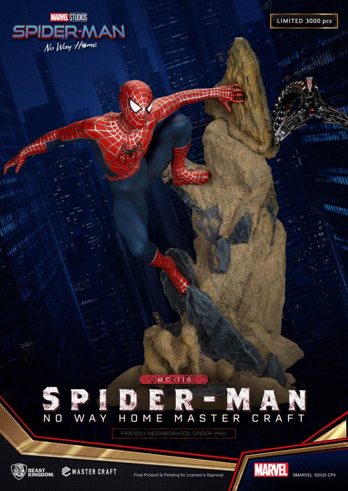 Spider-Man: No Way Home Master Craft Statue Friendly Neighborhood Spider-Man 36 cm