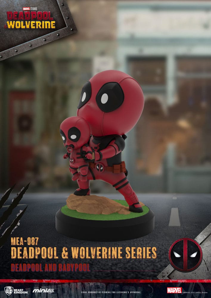 Deadpool 3 Deadpool &amp; Wolverine Series Mini Egg Attack Figures 8 cm