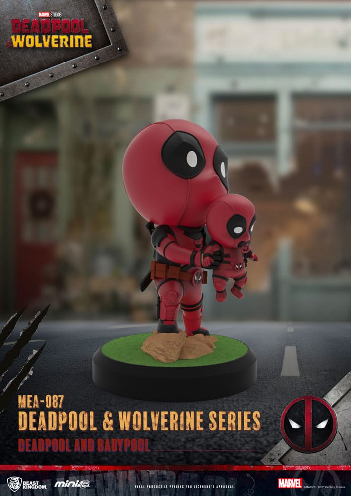 Deadpool 3 Deadpool &amp; Wolverine Series Mini Egg Attack Figures 8 cm