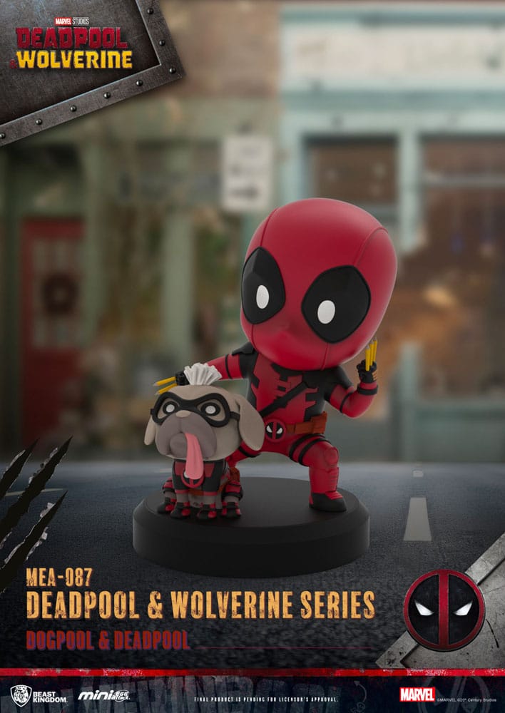 Deadpool 3 Deadpool &amp; Wolverine Series Mini Egg Attack Figures 8 cm