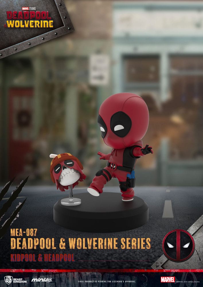 Deadpool 3 Deadpool &amp; Wolverine Series Mini Egg Attack Figures 8 cm