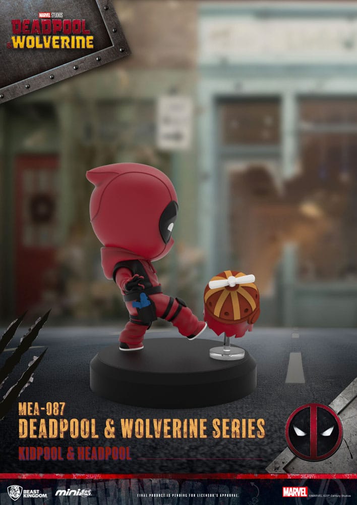 Deadpool 3 Deadpool &amp; Wolverine Series Mini Egg Attack Figures 8 cm