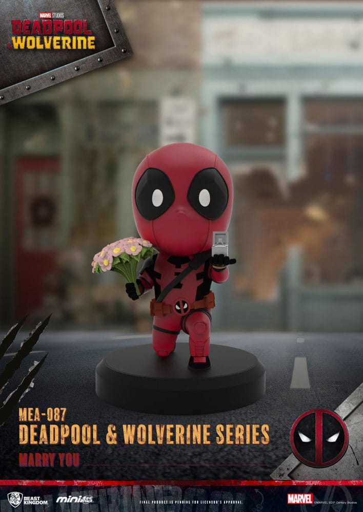 Deadpool 3 Deadpool &amp; Wolverine Series Mini Egg Attack Figures 8 cm