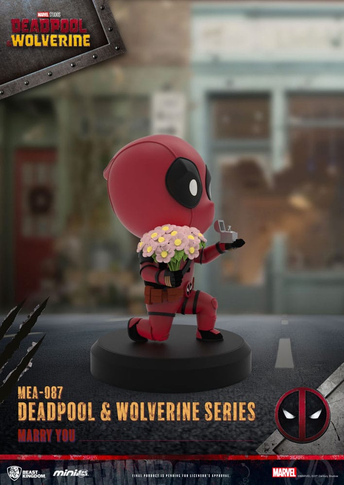 Deadpool 3 Deadpool &amp; Wolverine Series Mini Egg Attack Figures 8 cm