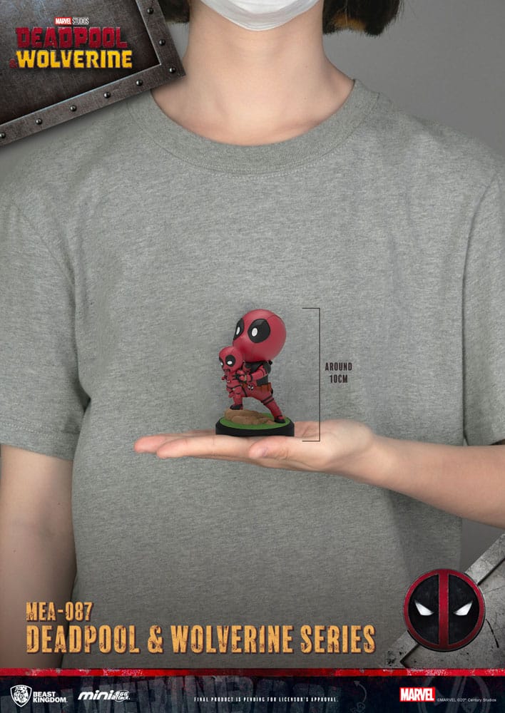 Deadpool 3 Deadpool &amp; Wolverine Series Mini Egg Attack Figures 8 cm