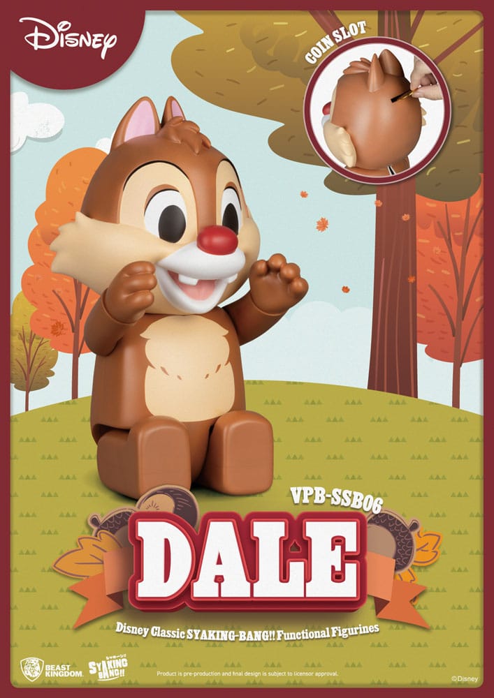 Disney: Classic Chip 'n' Dale Syaking Bang PVC Figur Dale 33 cm