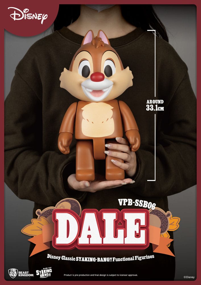 Disney: Classic Chip 'n' Dale Syaking Bang PVC Figur Dale 33 cm