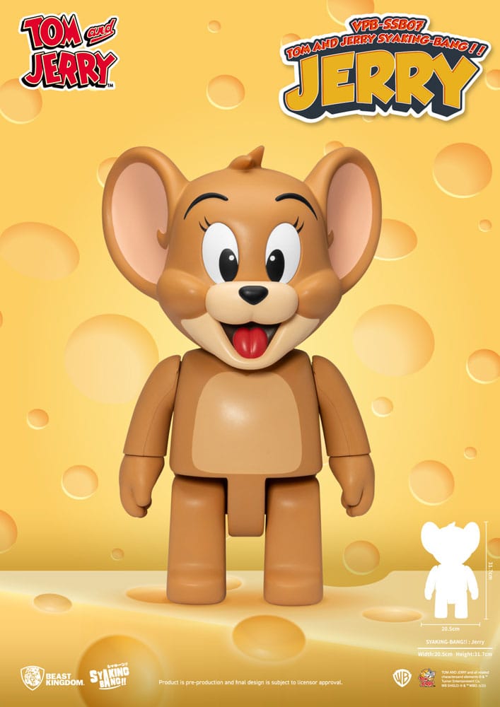 Tom &amp; Jerry Syaking Bang PVC figura Jerry 30 cm