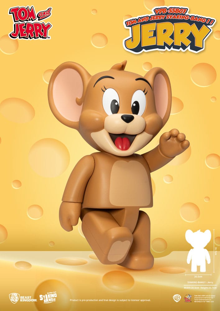 Tom &amp; Jerry Syaking Bang PVC figura Jerry 30 cm