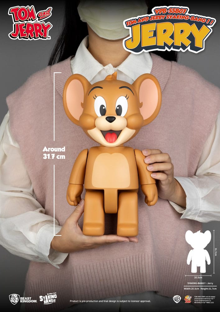 Tom &amp; Jerry Syaking Bang PVC figura Jerry 30 cm