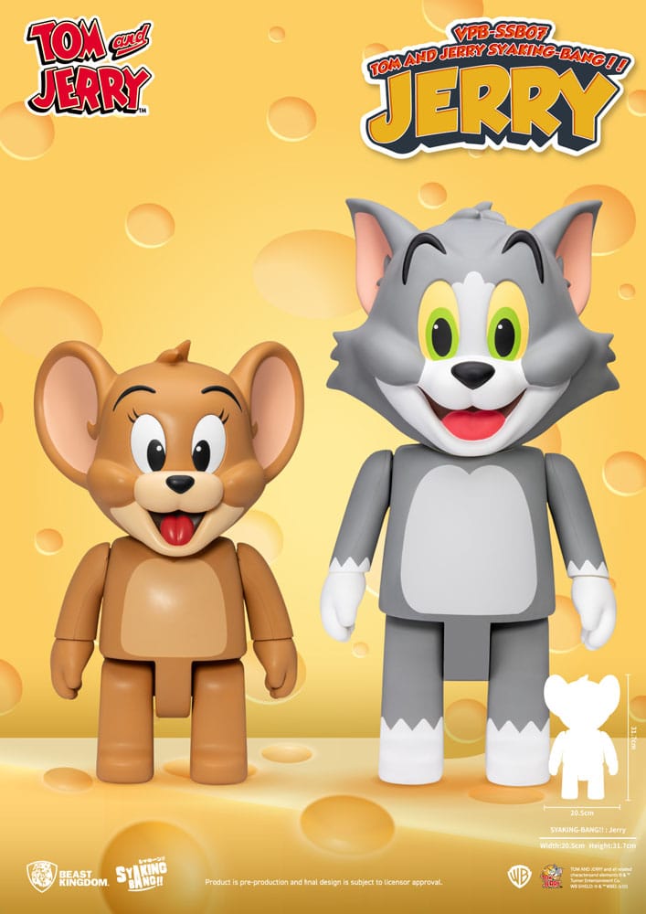 Tom &amp; Jerry Syaking Bang PVC figura Jerry 30 cm