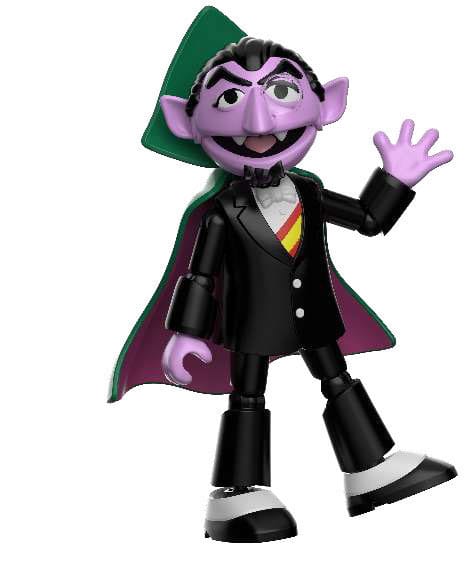 Sesame Street Blokees PreCool Series 2 Plastic Model Kit 08 Count Von Count 13 cm