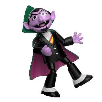 Sesame Street Blokees PreCool Series 2 Plastic Model Kit 08 Count Von Count 13 cm