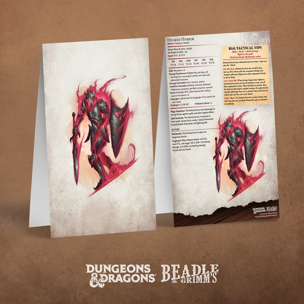 Dungeons & Dragons RPG Encounter Cards Challenge Rating 0-6: Pack 1 *english*