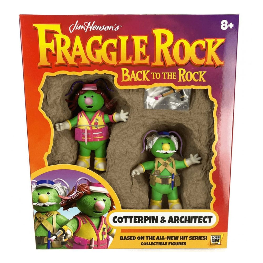 Action figure Fraggle Rock, confezione da 2, Doozer